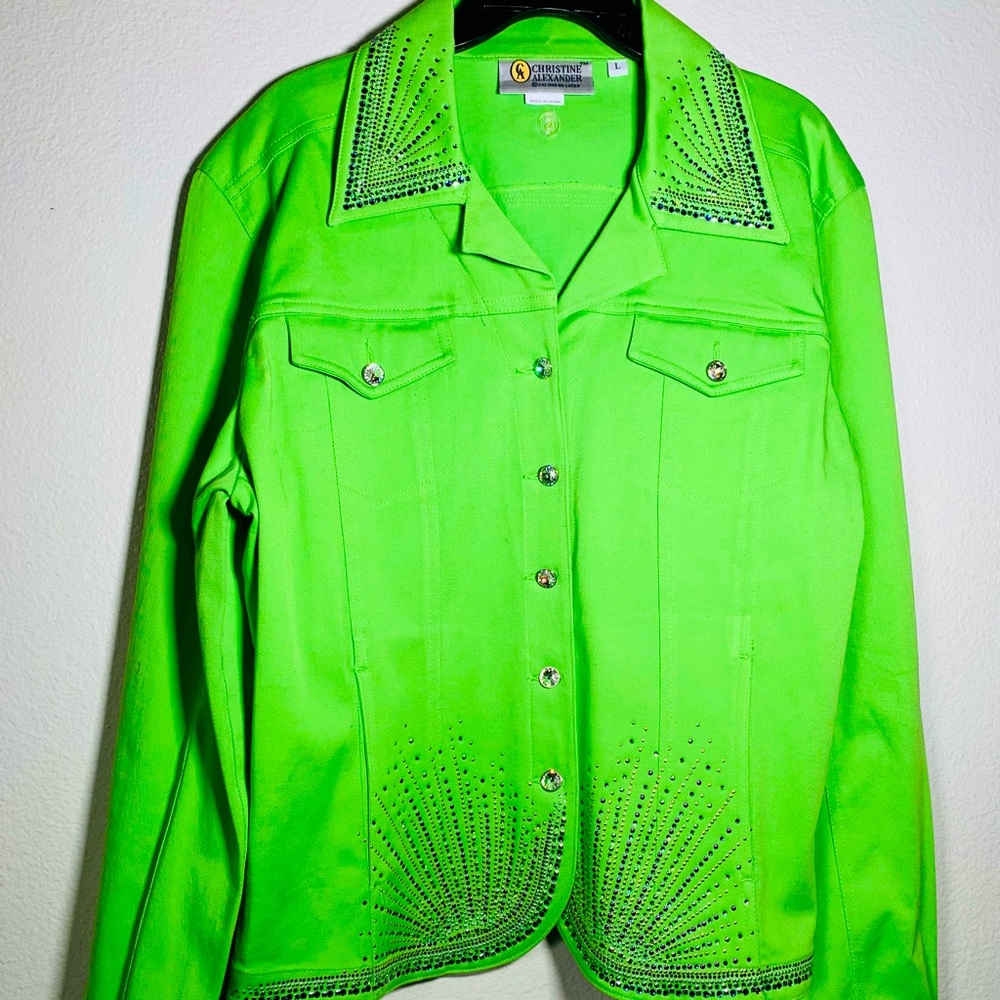 Christine Alexander Green Jacket
